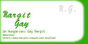 margit gay business card